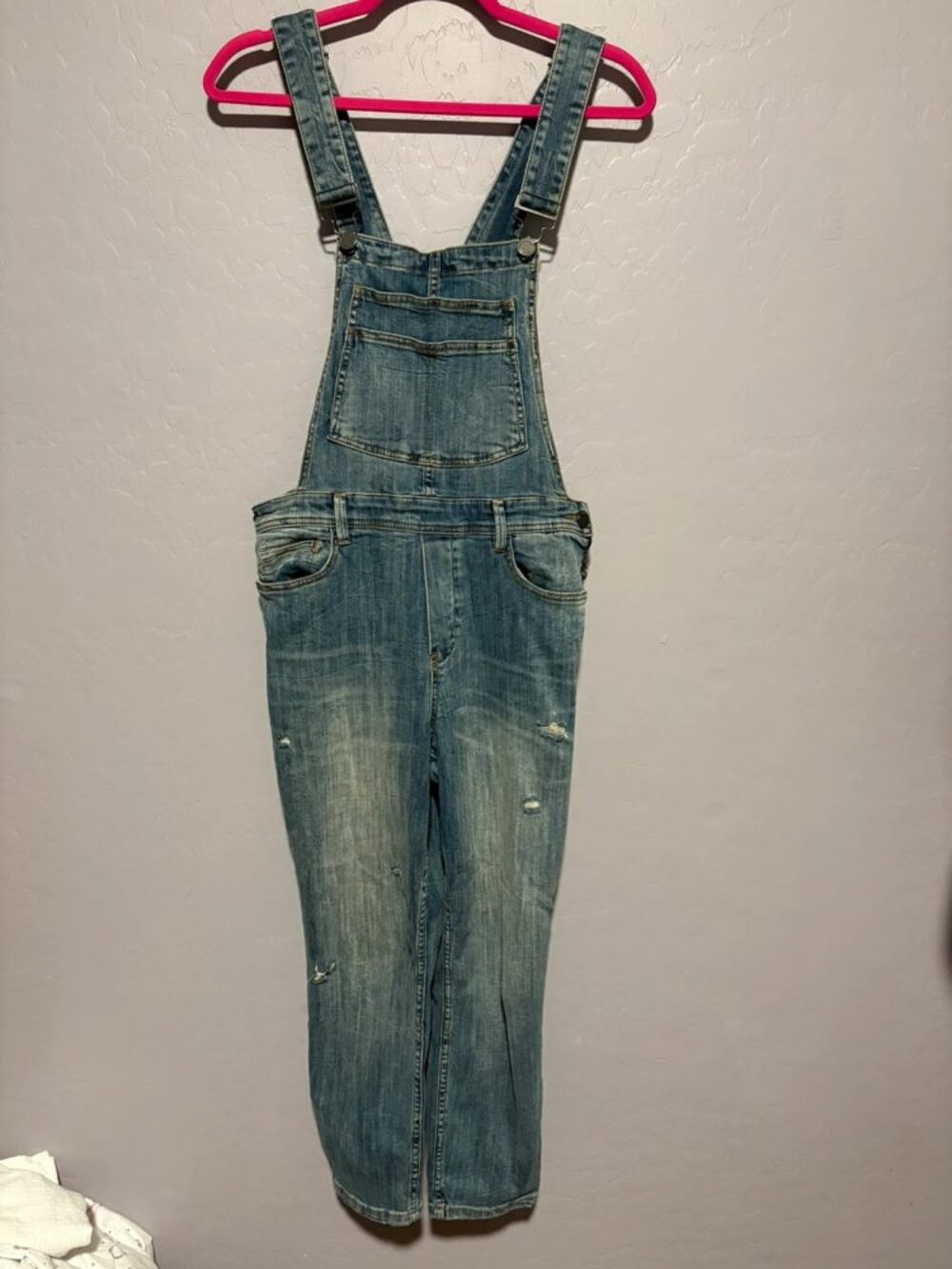 Blank NYC Denim Overalls All Over It Rolling In The Hay? Skinny Stretch Size 29